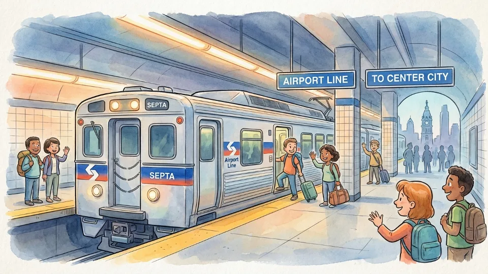 Philadelphia Airport Line Adapts to Mechanical Issues