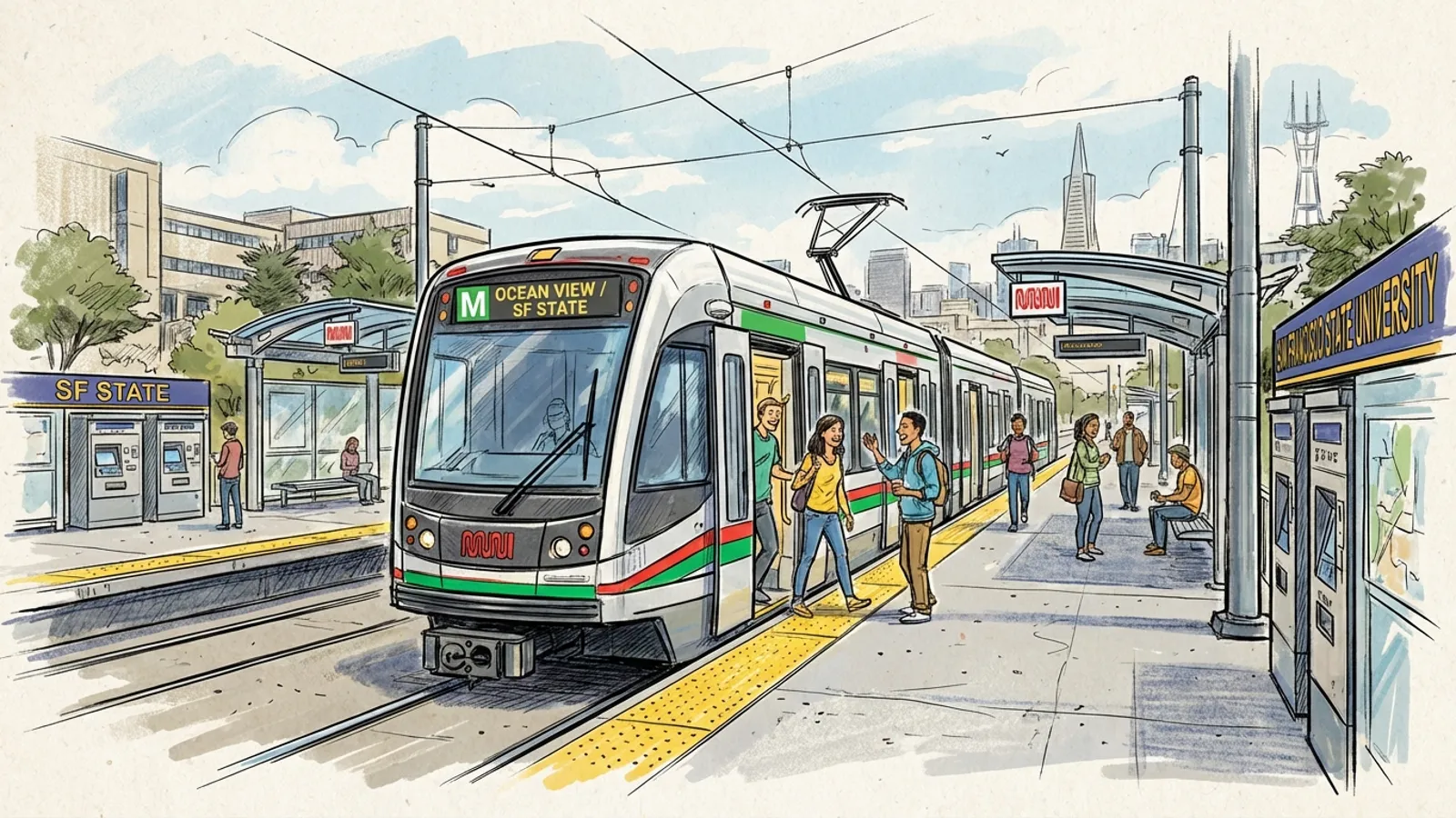 SF Muni Resolves M Line Issue, Fleet Upgrade Underway