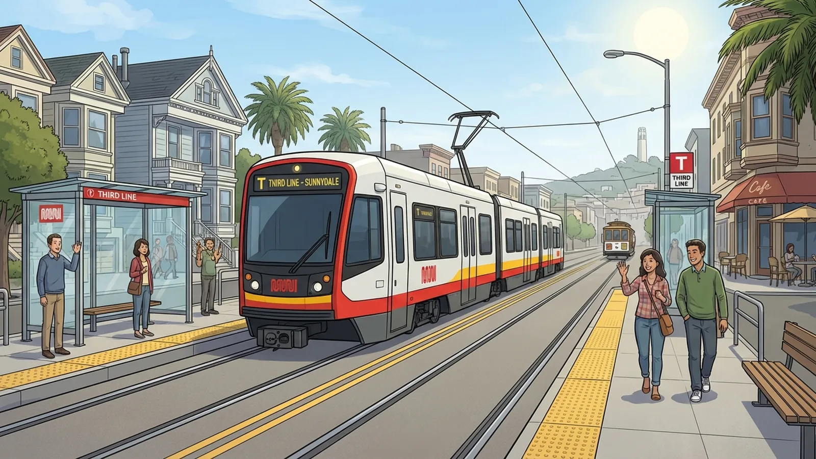 SF's T Third Line Restored After Brief Delay