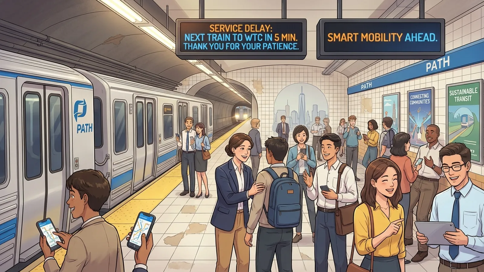 NYC PATH Signal Fix Underway, Service Adapting