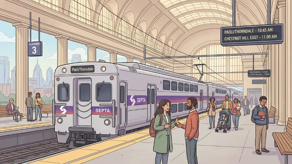 Philadelphia SEPTA Keeps Trains Moving Despite Delays