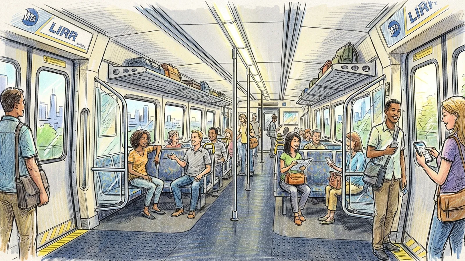 LIRR Reminds NYC Riders: Better Bag Storage, Safer Commutes