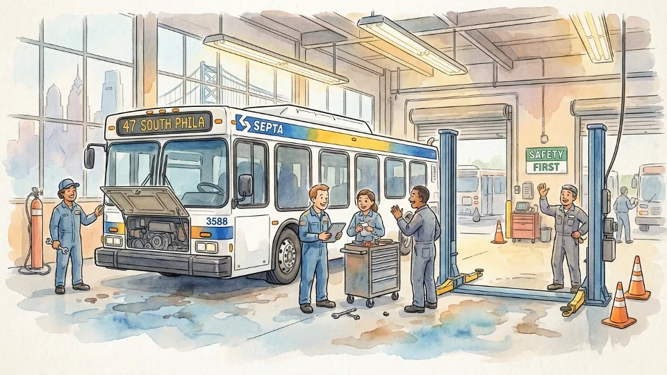 Philadelphia SEPTA Honors Workers Who Keep Buses Moving