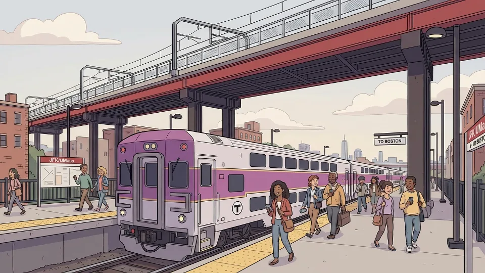 Boston MBTA Adds Stops to Ease Red Line Disruption