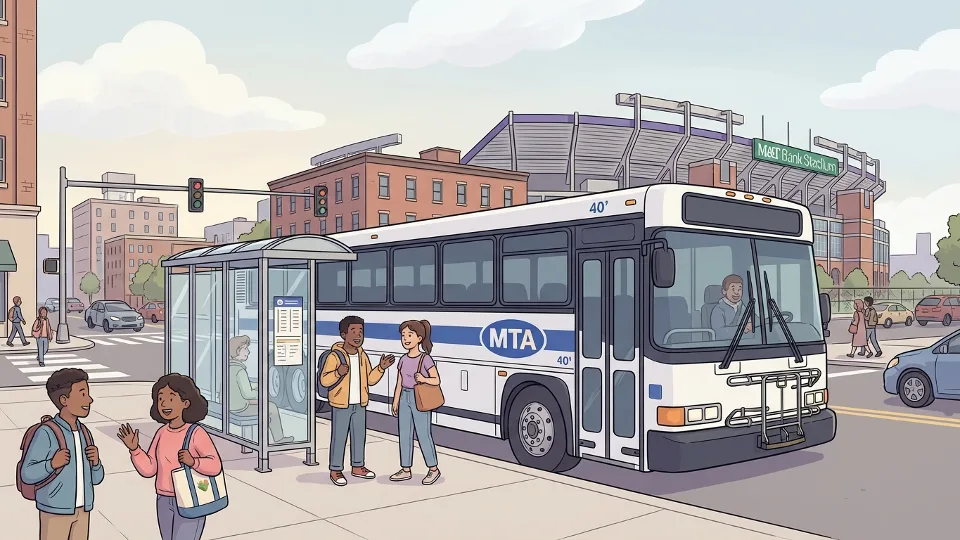 MTA Adapts 30 Routes for Ravens Game Day