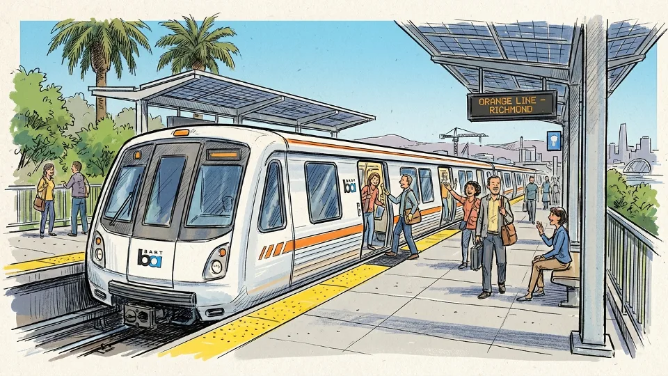 SF BART Orange Line Fully Restored, All Stations Open