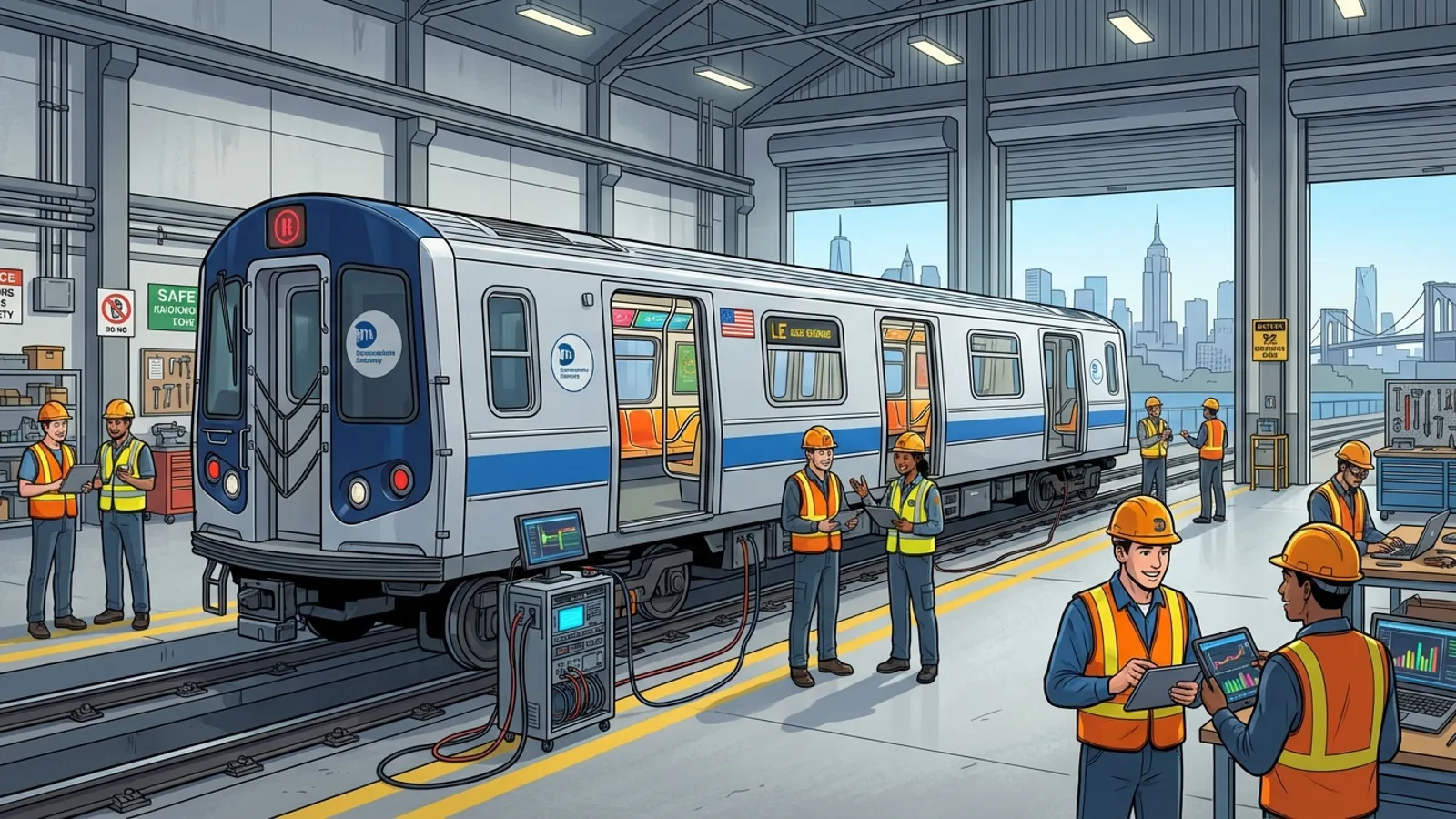 NYC Opens Testing Facility to Speed New Trains
