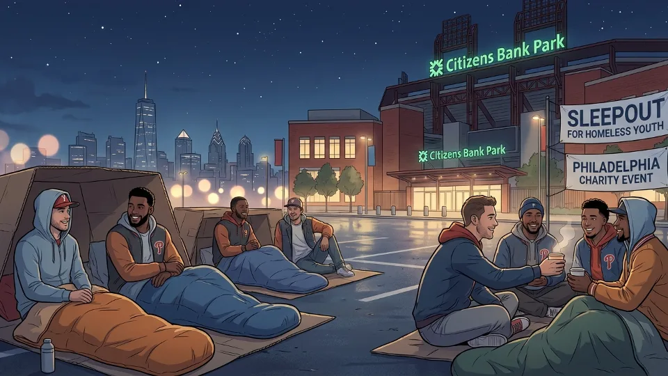 Phillies Legends Help Homeless Youth in Philadelphia