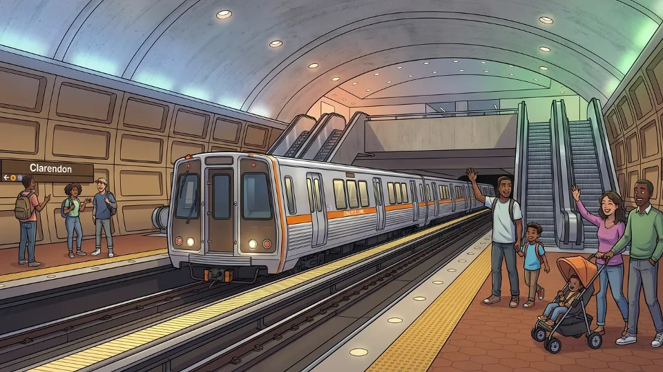 Clarendon Metro Escalator Back in Service Nov 24