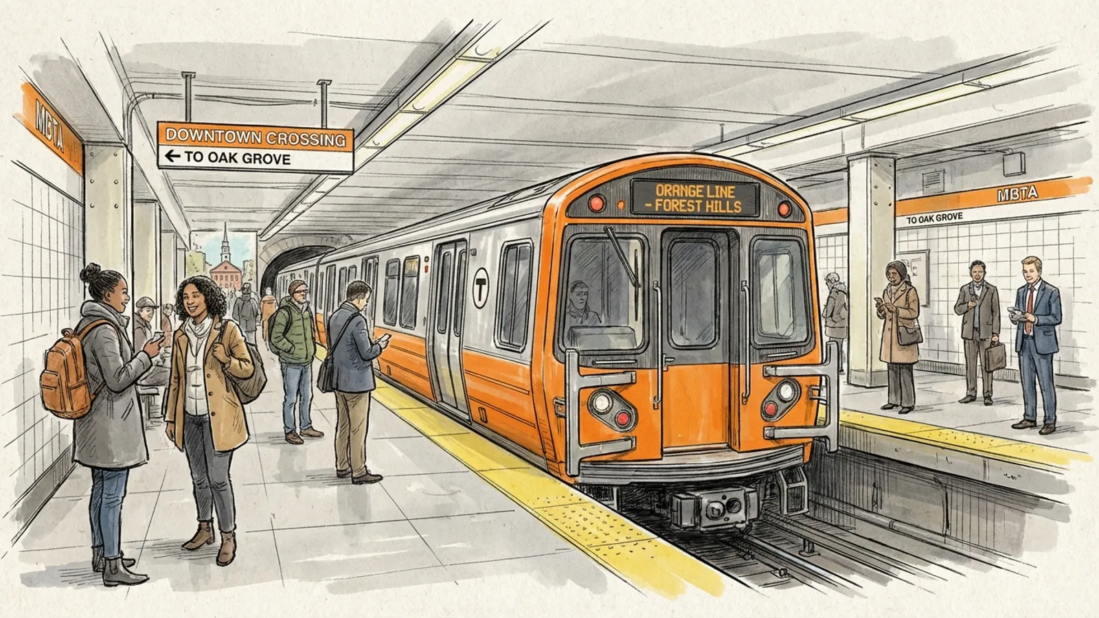 Boston Orange Line Adapts After Downtown Disruption