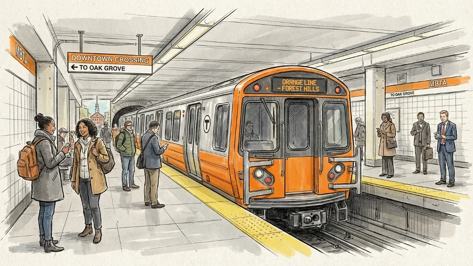 Boston Orange Line Adapts After Downtown Disruption