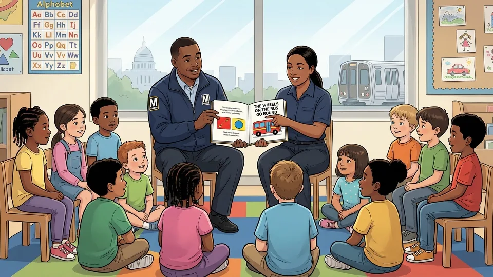 DC-Maryland-Virginia Metro Builds Future Riders Through Storytime
