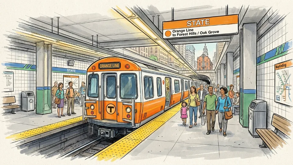 Boston Orange Line Adapts After Medical Emergency