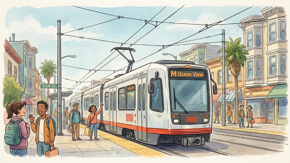 SF Muni M Line Back on Track After Quick Fix
