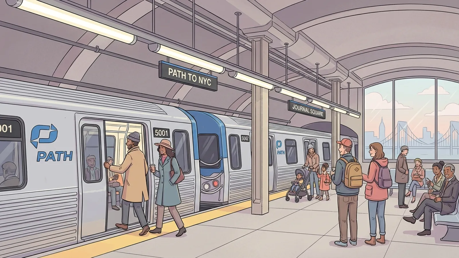 NYC-NJ PATH Riders Tweet for Cleaner Trains