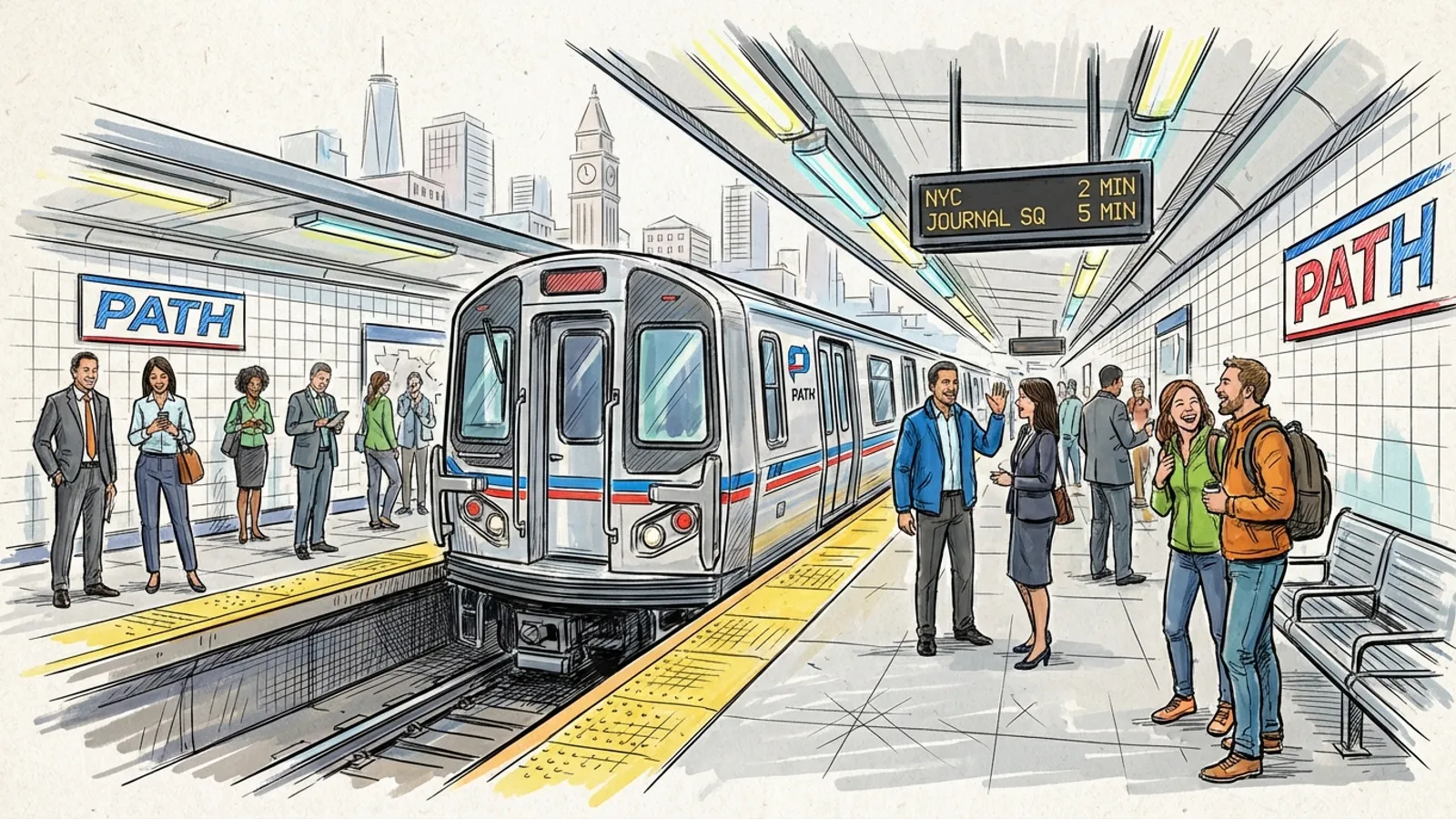 NYC PATH Adapts Service — Real-Time Data Helps