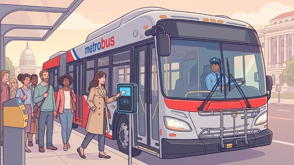 DC-Maryland-Virginia Metrobus Goes Tap-to-Pay