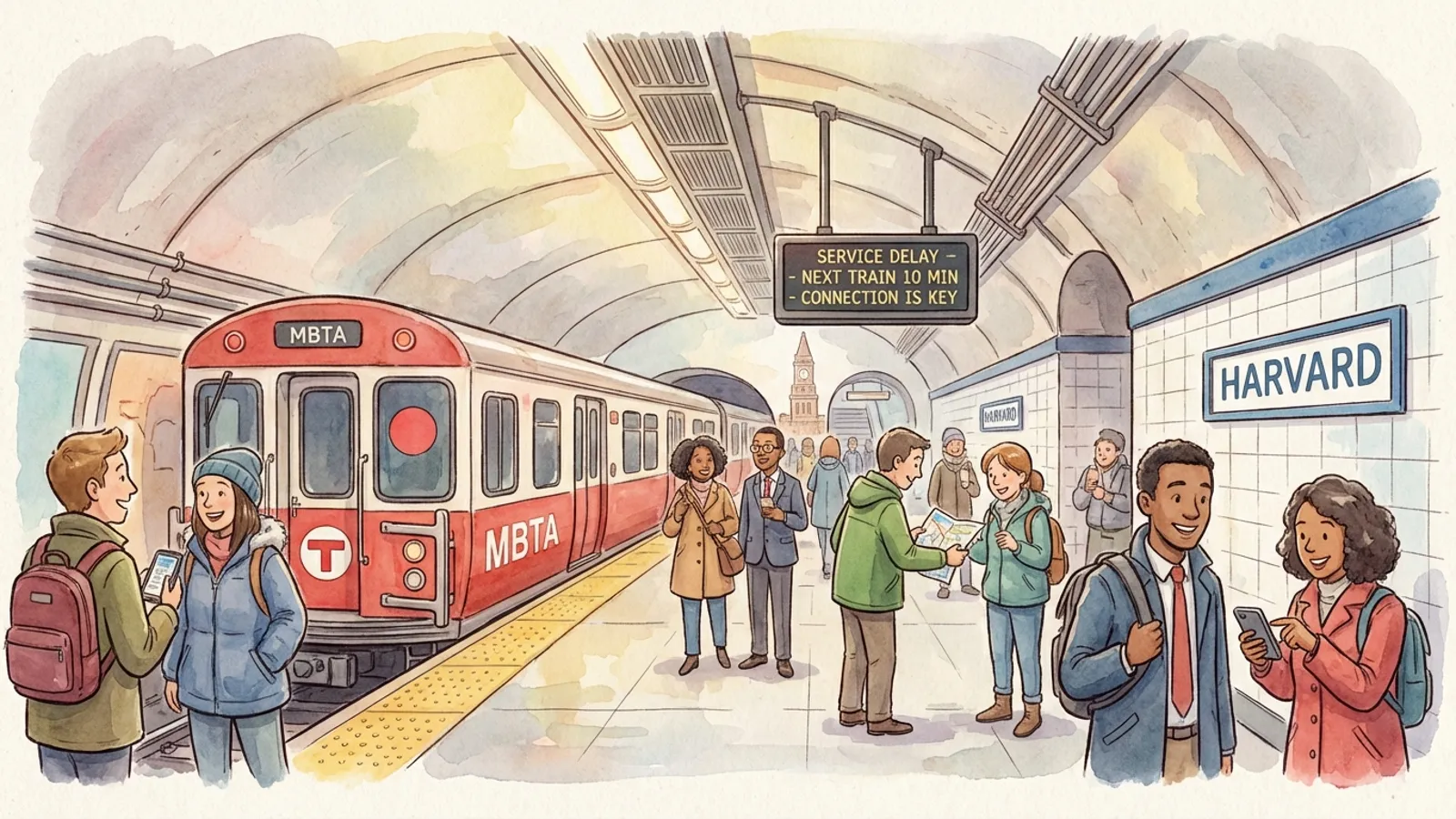 Boston Red Line Adapts to Safety Protocols