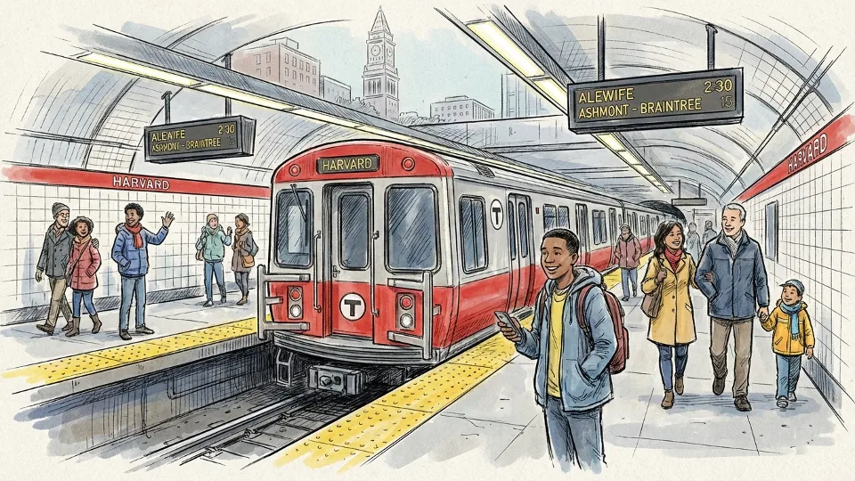 Boston Red Line Back on Track After Brief Disruption