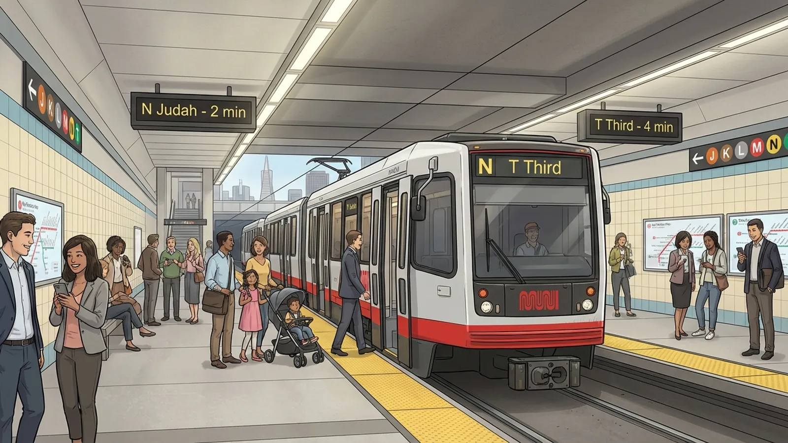 SF Muni Adjusts Service for Thanksgiving Weekend