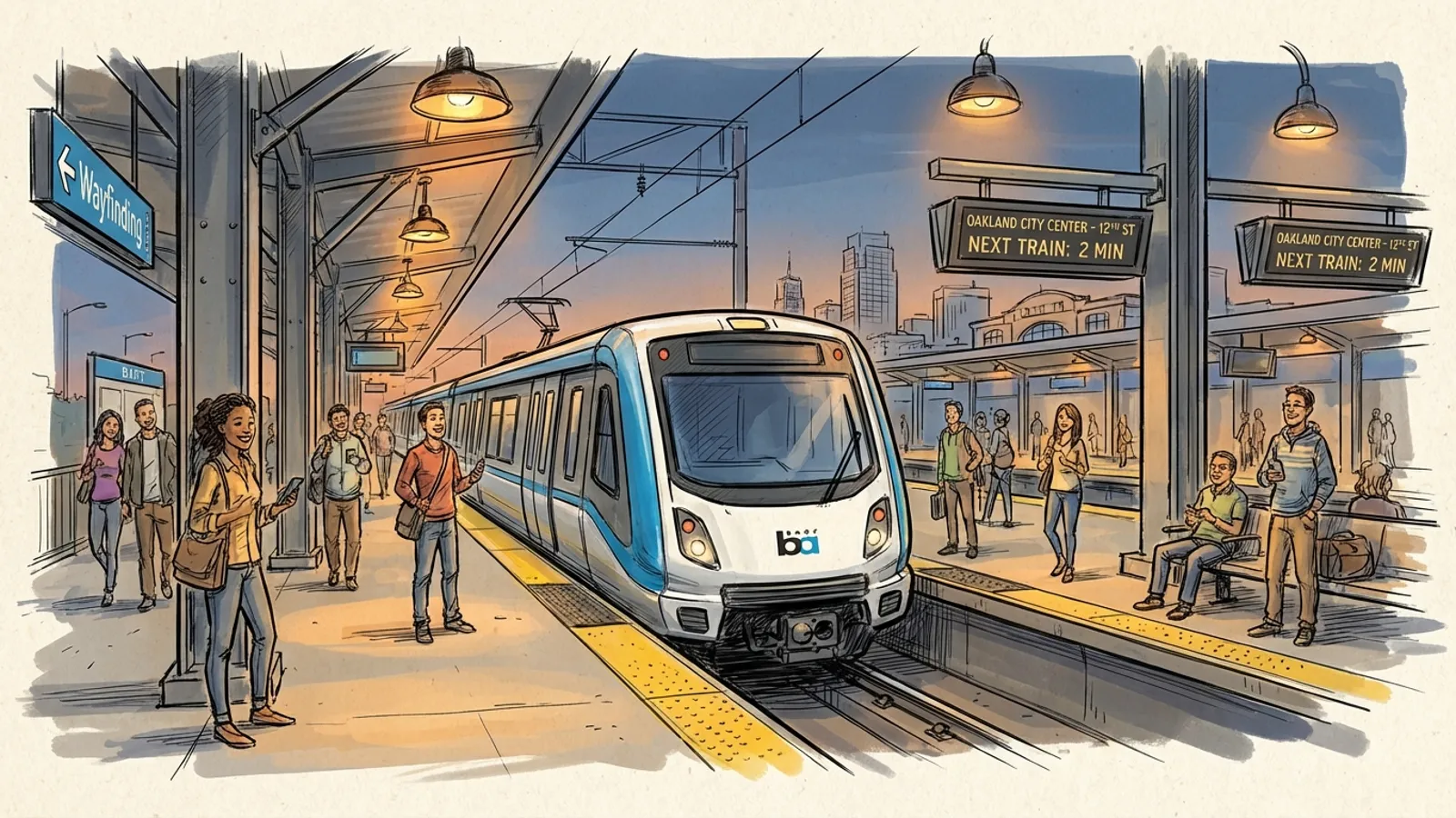 SF BART Adjusts Evening Service to San Leandro