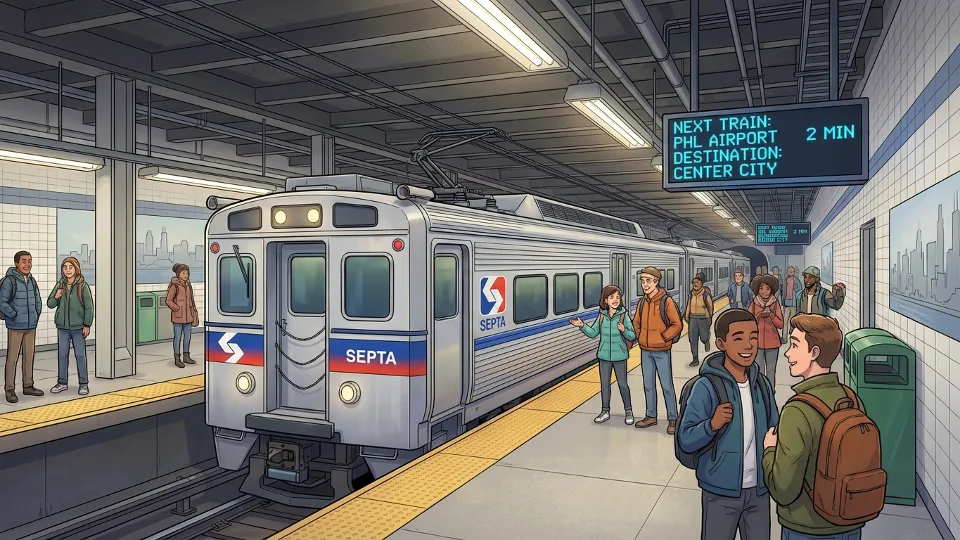 Philadelphia SEPTA Keeps Trains Moving Despite Delay