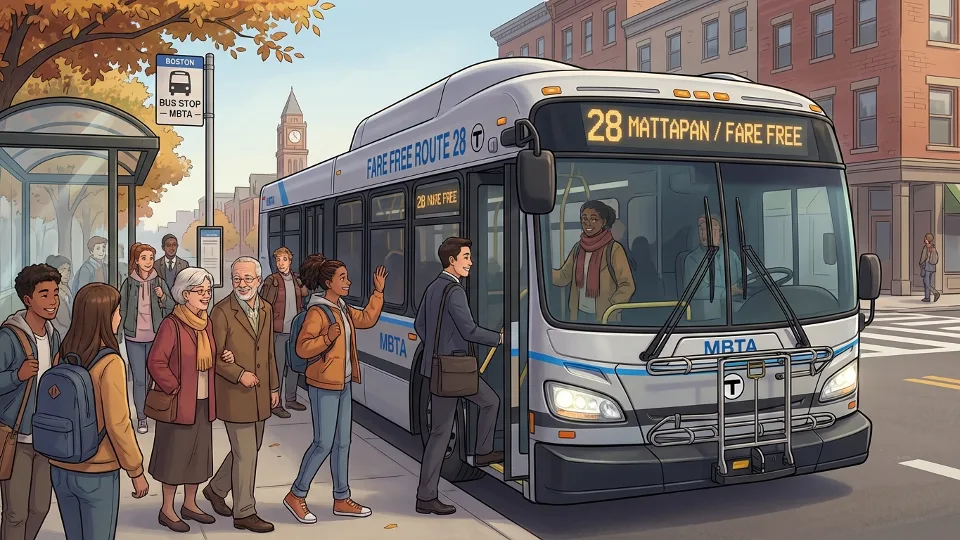 Boston Free Buses Slow — But Data Shows Path Forward