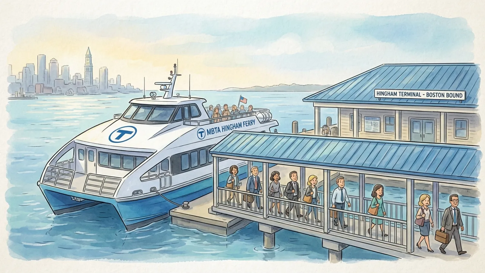 Boston Hingham Ferry Nears Return After Monitoring