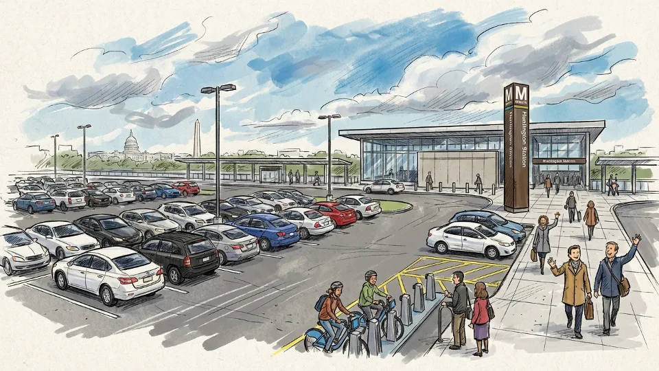 Huntington Station Parking Gets Routine Refresh