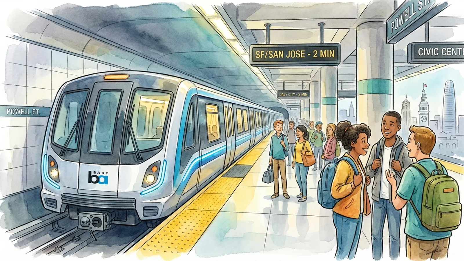 SF BART Restores Service After Downtown Disruption