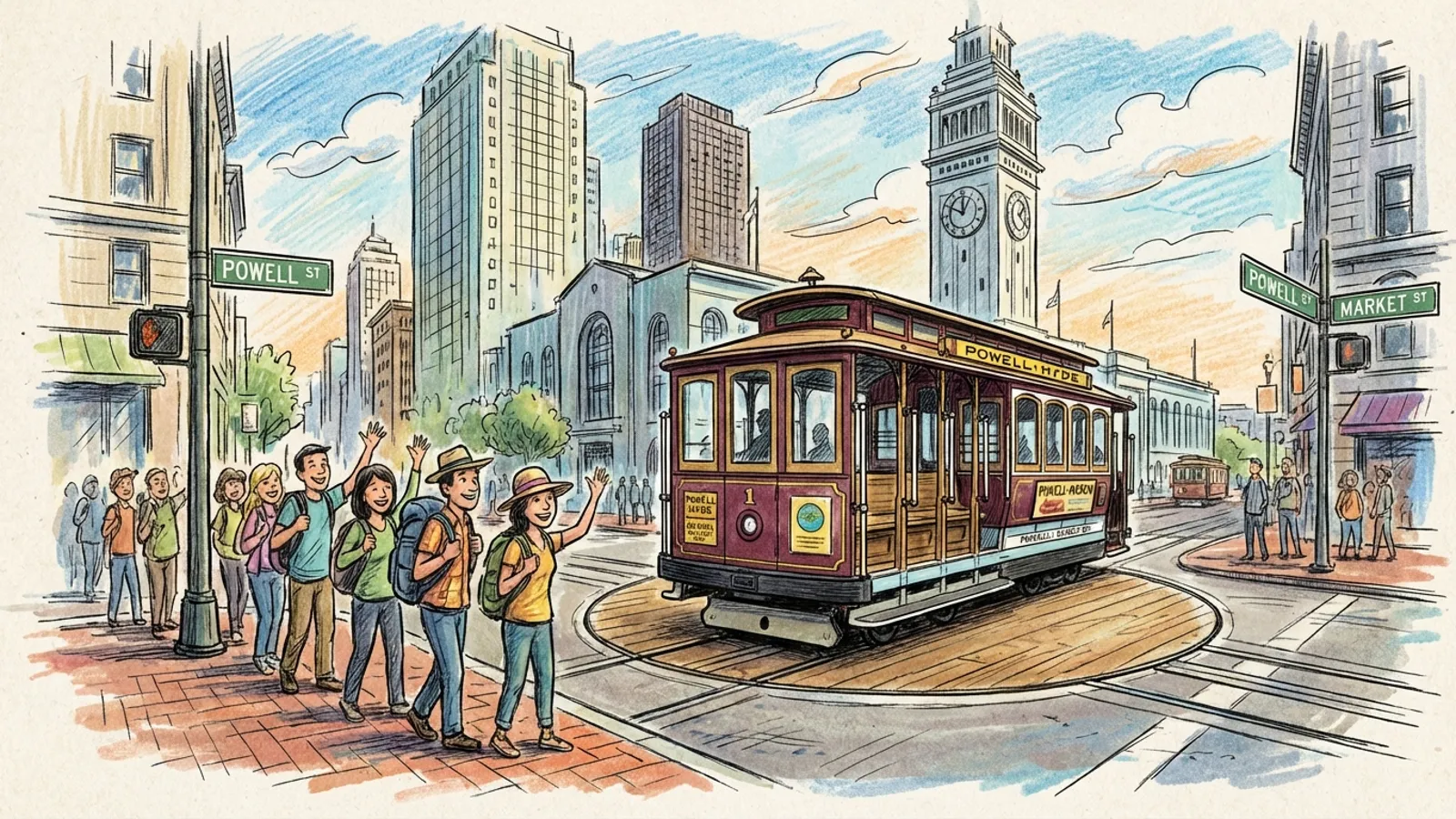 SF Cable Cars Pause, Passenger Gets Care