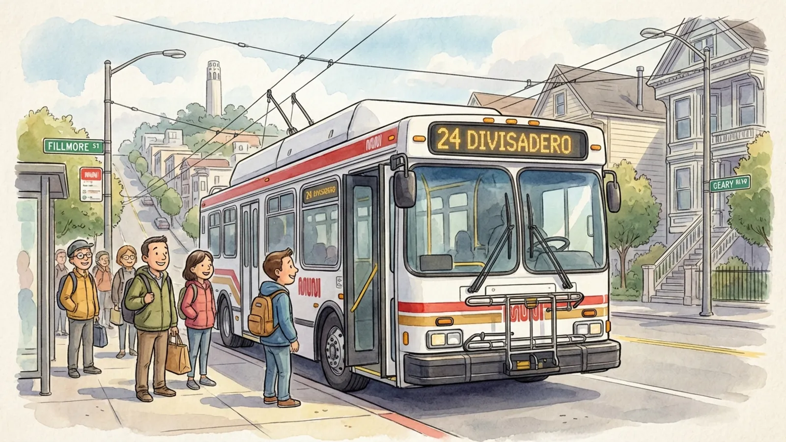 SF Muni Adapts 3 Routes Amid Police Activity