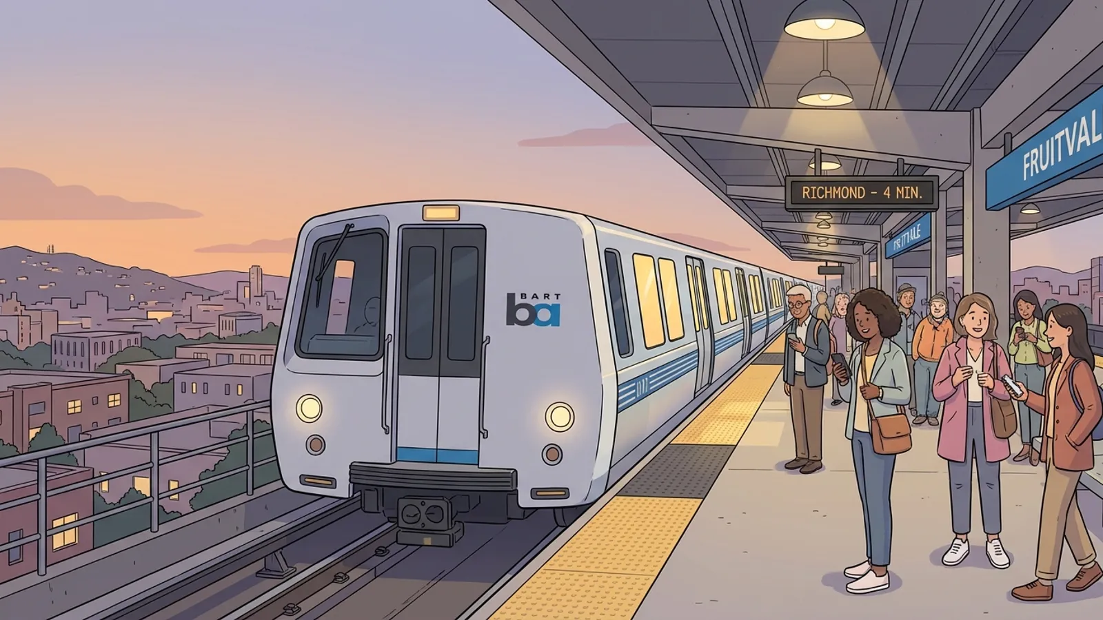 SF BART Adapts Service During Evening Commute