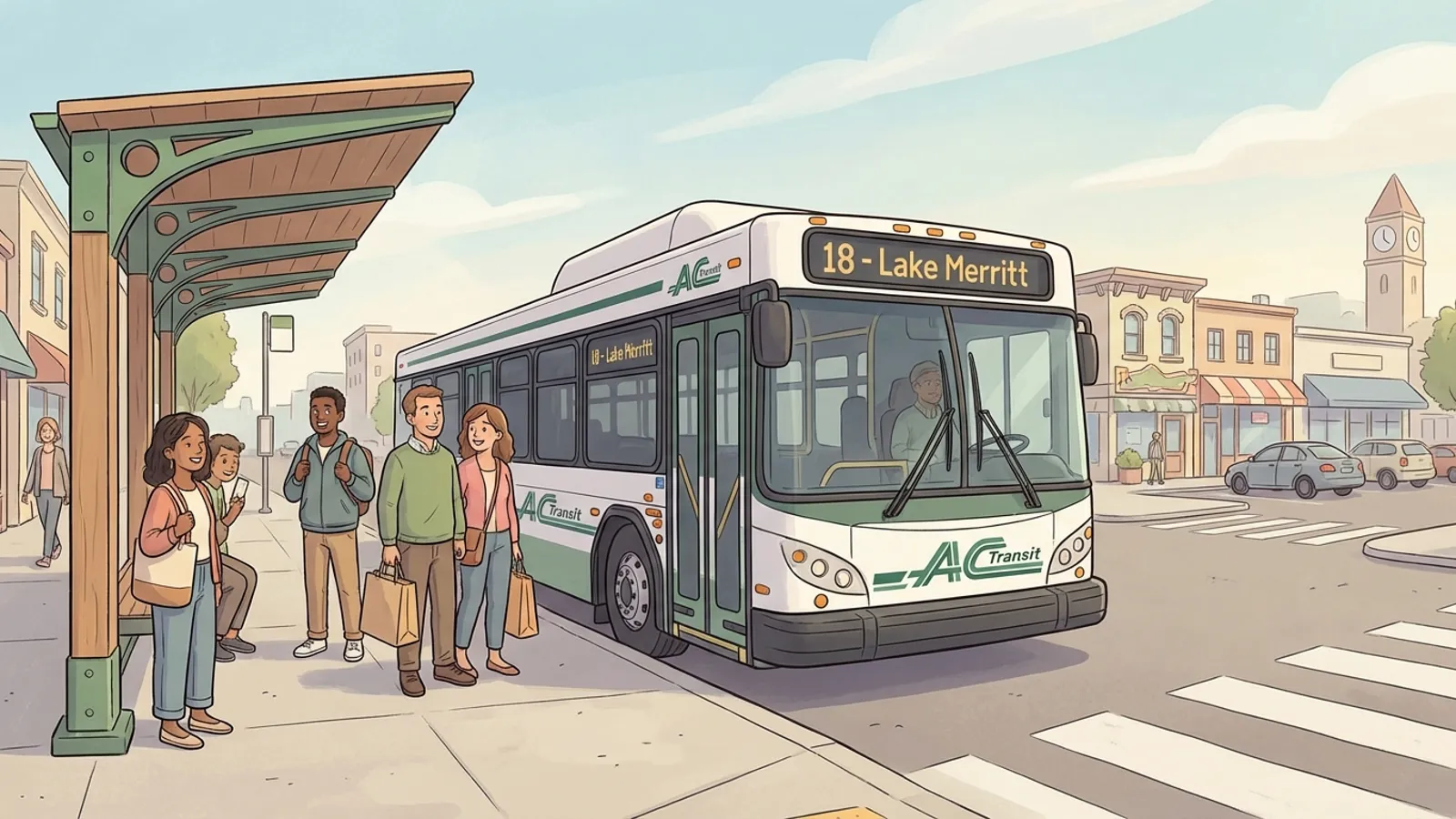 Oakland Buses Adapt Route, Service Resumes Quickly