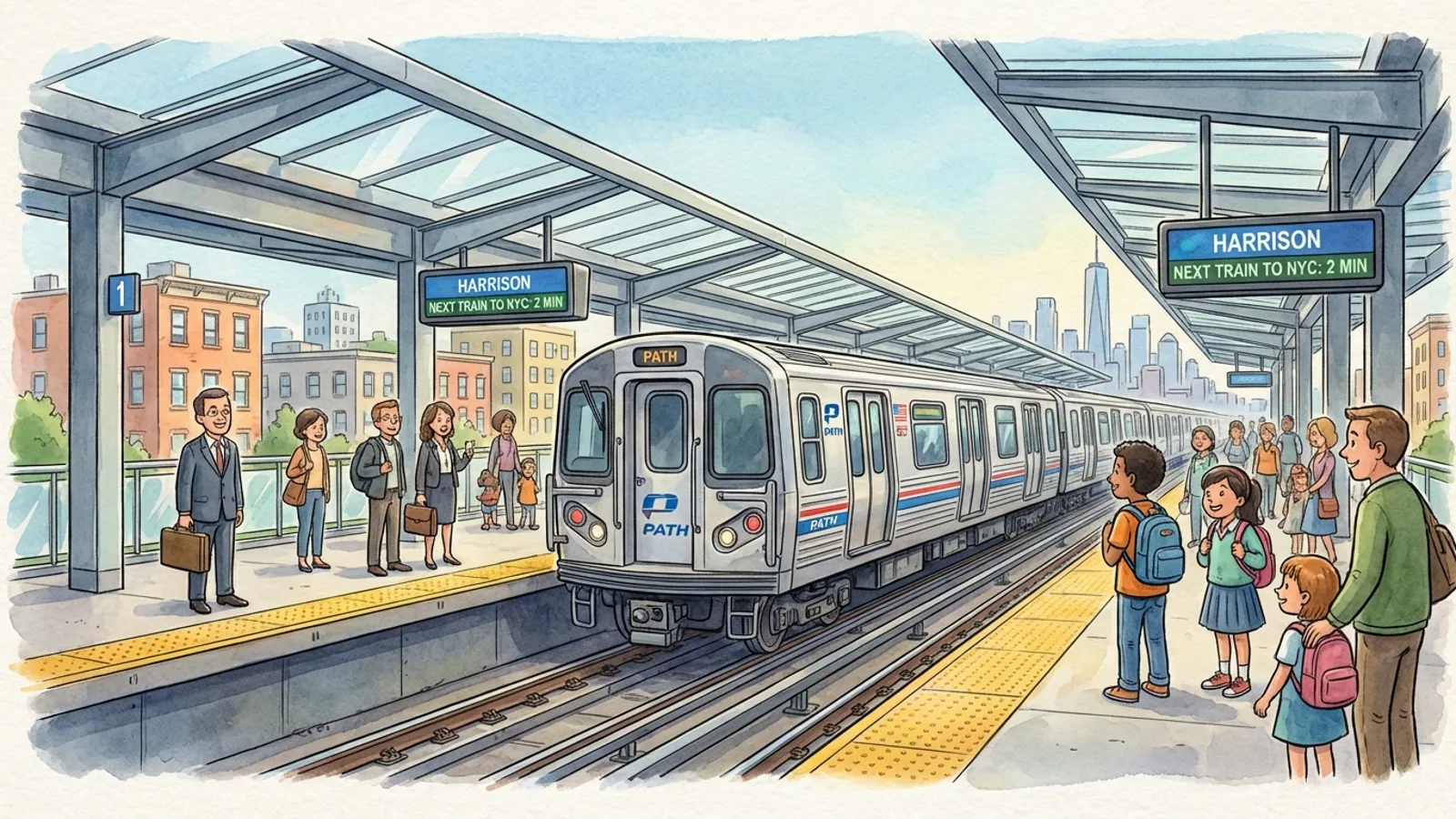 NYC PATH Adapts After Harrison Station Incident