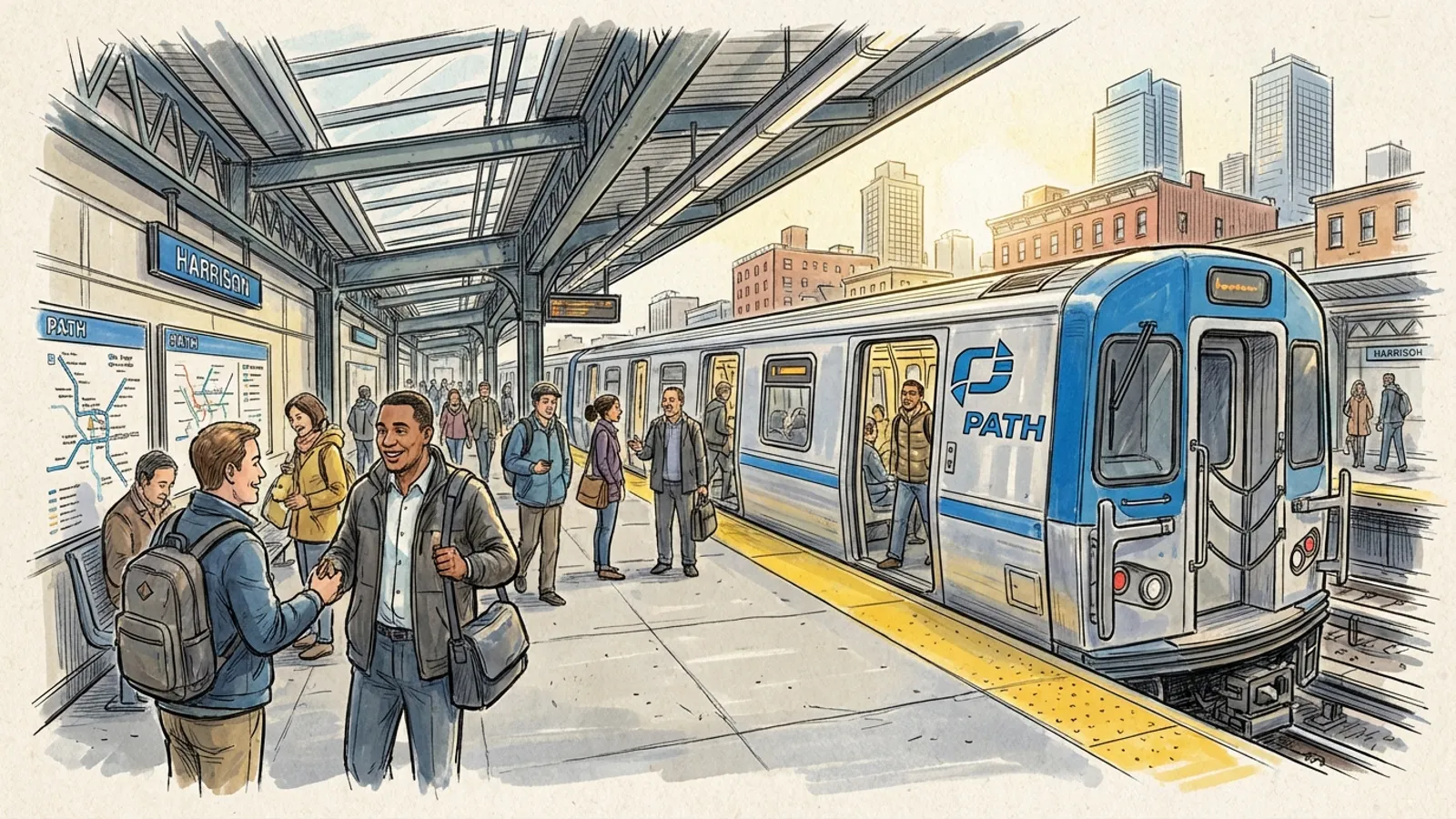 NYC PATH Service Restored After Harrison Probe