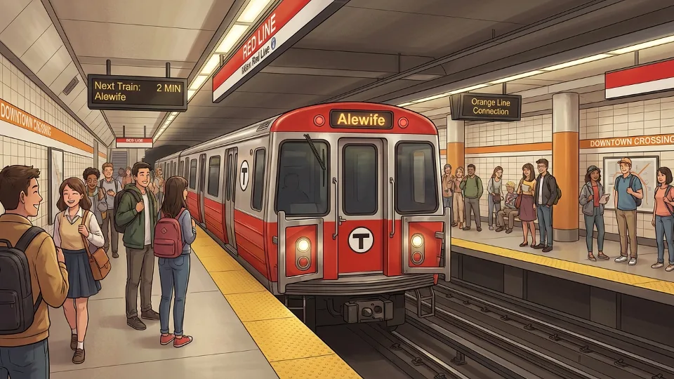 Boston Red Line Restored After Downtown Crossing Delay