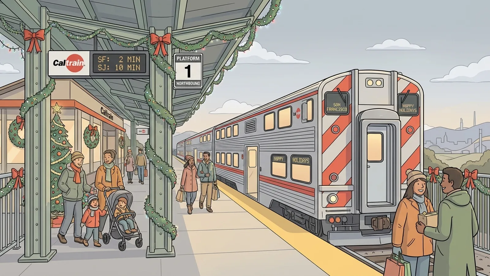 SF Bay Area Transit Launches Holiday Gift Collection