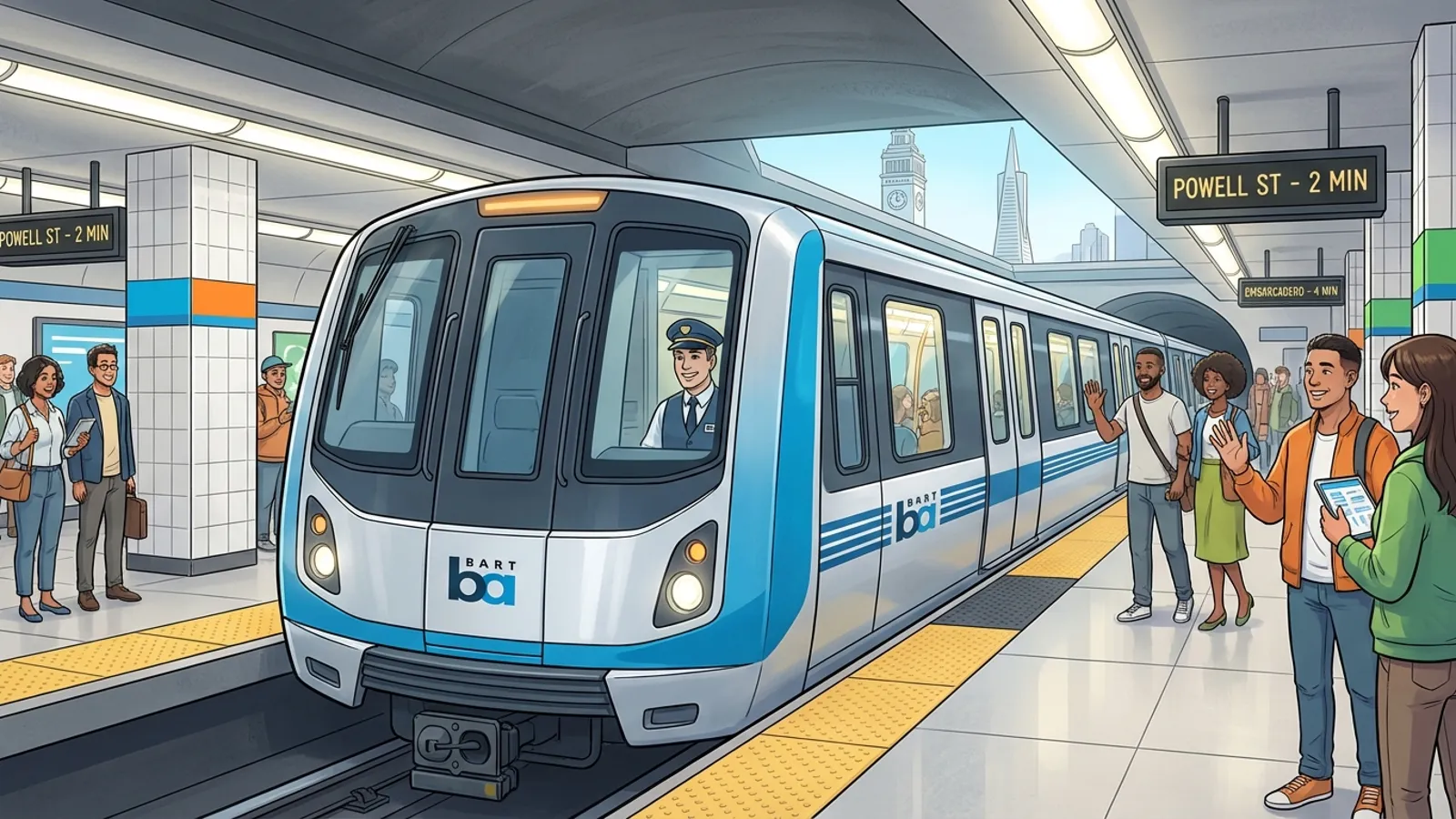 SF BART Adapts With Manual Mode Between Key Stops