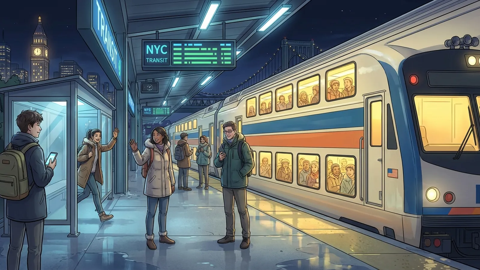 NYC Overnight Trains Adapt to Maintenance Needs