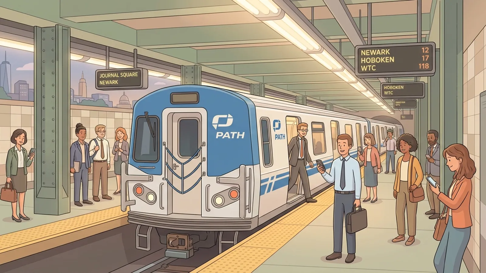 NYC PATH Adapts Journal Square Access for Cleaner Transit