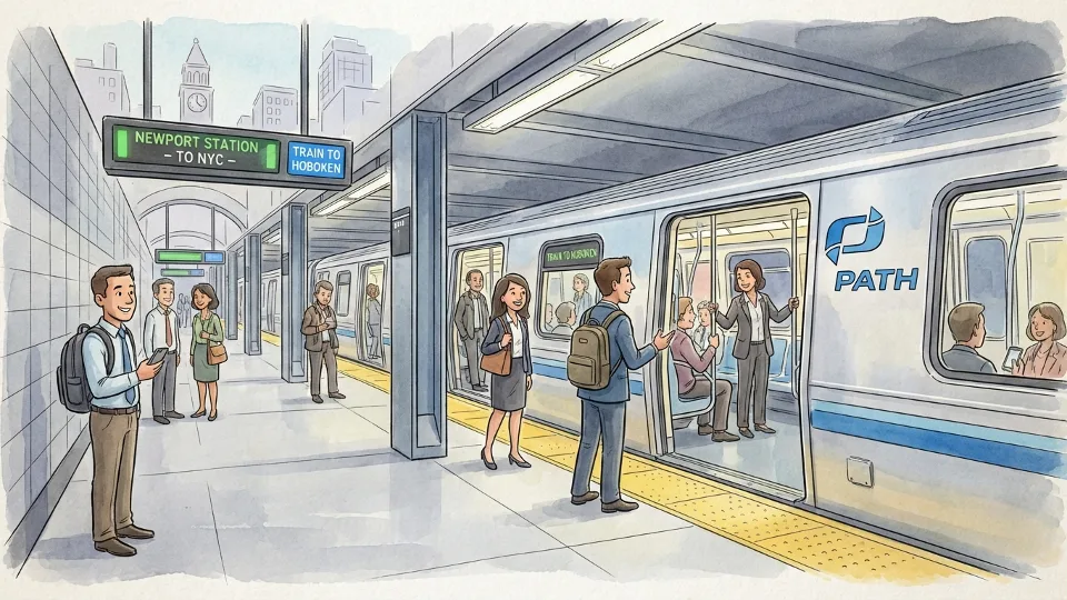 NYC PATH Adapts Newport Service During Track Work