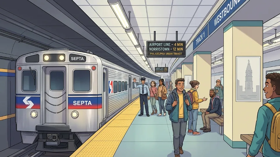 Philadelphia SEPTA Keeps Riders Informed During Minor Delay