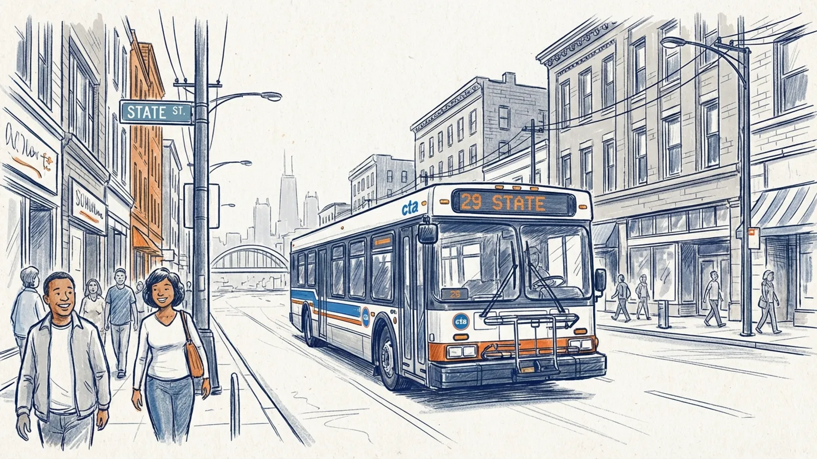 Chicago Route 29 Adapts to State Street Blockage