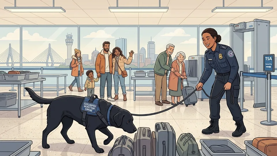 Boston TSA Dog Retires After Protecting Logan Travelers