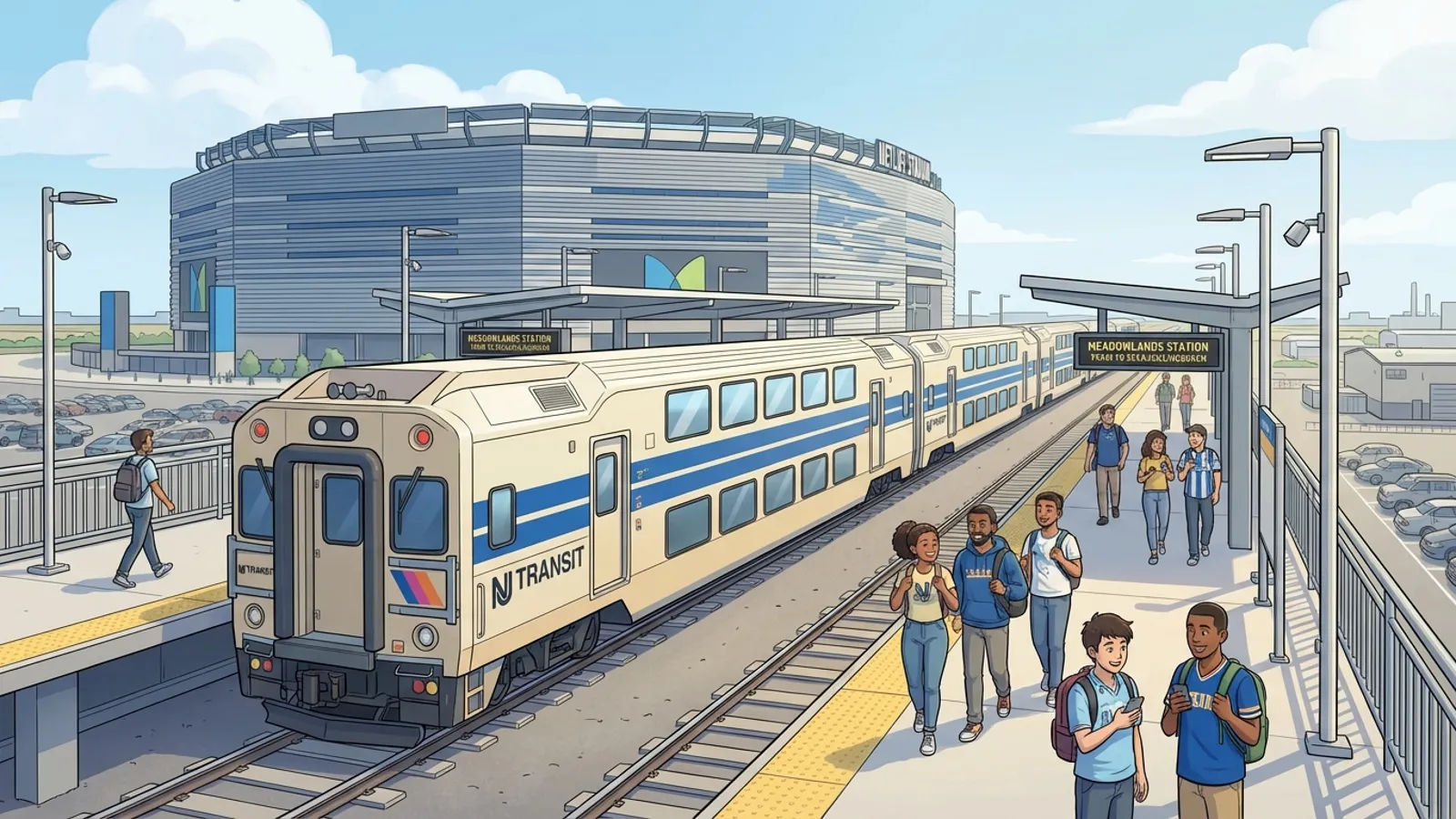 NJ TRANSIT Adds Game Day Trains to Meadowlands