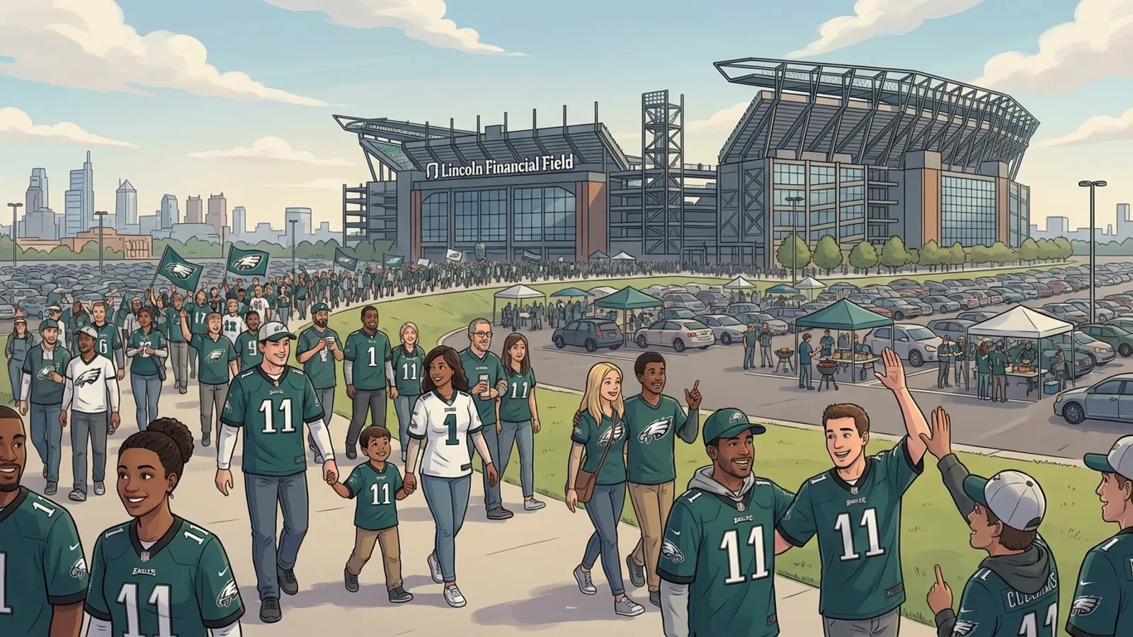 Philadelphia Sports Complex Traffic Evolves for Game Day
