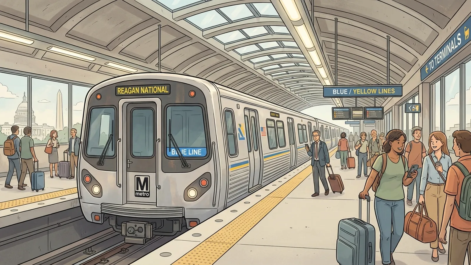 DC-Maryland-Virginia Metro Offers Smart Airport Travel Option