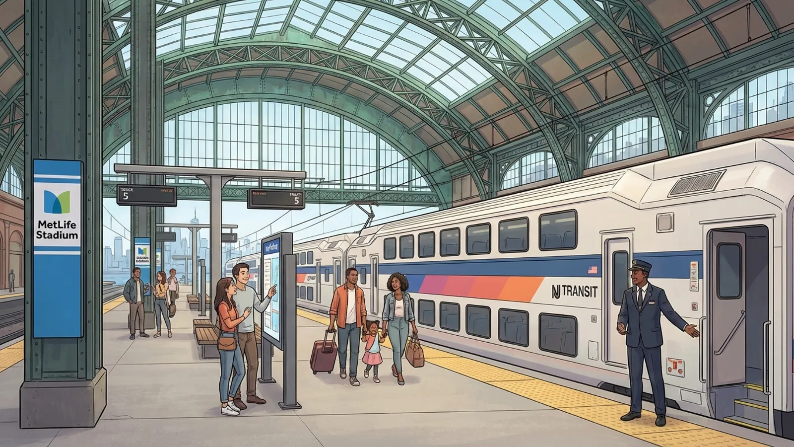 NYC-NJ Transit Adds Game Day Rail to MetLife Stadium