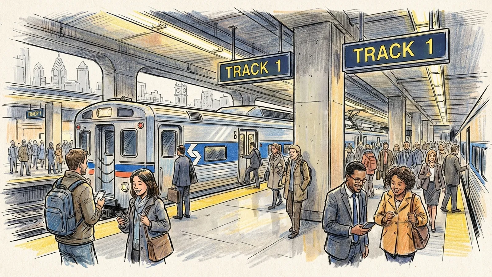 Philadelphia Train Reroute Brings New Connections